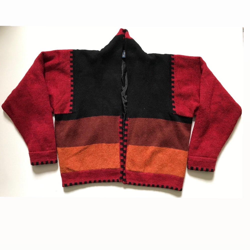 Bill Baber handmade Wool sweater jacket